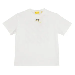 Off White Kids | T-shirt Bianco e Giallo