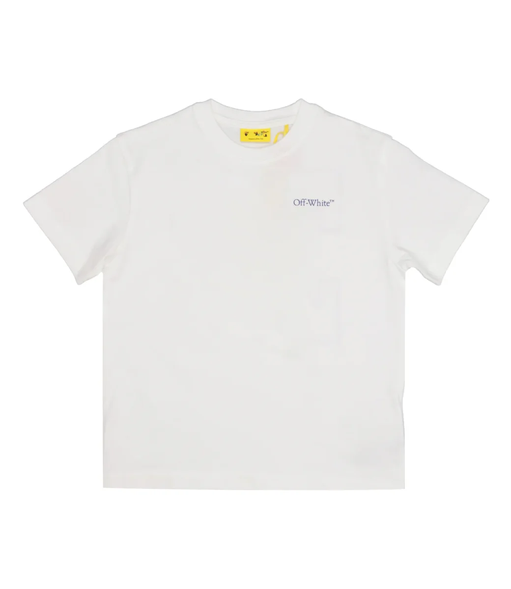 Off White Kids | T-shirt Bianco e Blu navy