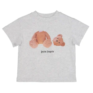 Palm Angels Kids | T-Shirt Palm Angels Bear Grigio