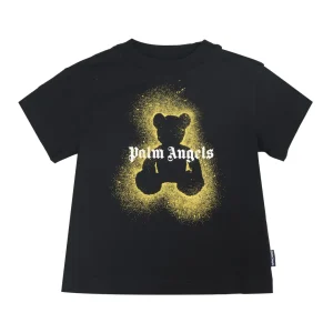 Palm Angels Kids | T-Shirt Spray Bear Nera