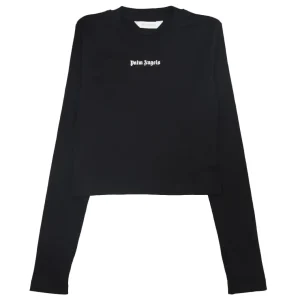 Palm Angels Kids | T-Shirt Logo Rib Baby Nero