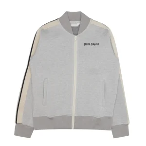 Palm Angels Kids | Felpa Lurex Track Argento