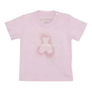 Palm Angels Kids | T-Shirt Spray Bear Rosa