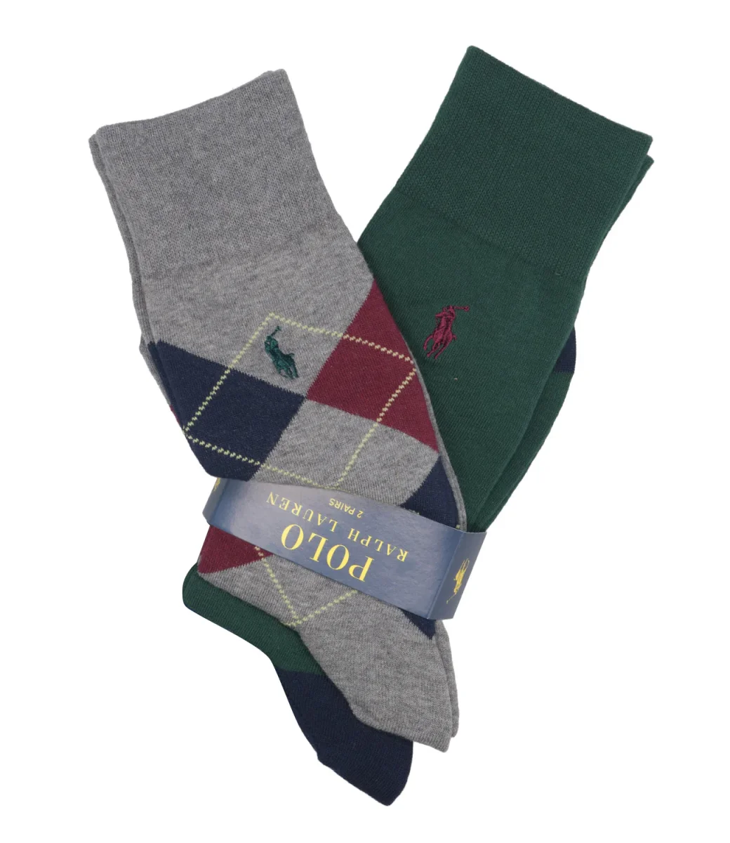 Polo Ralph Lauren | Calzini Grigio e Verde - immagine 2