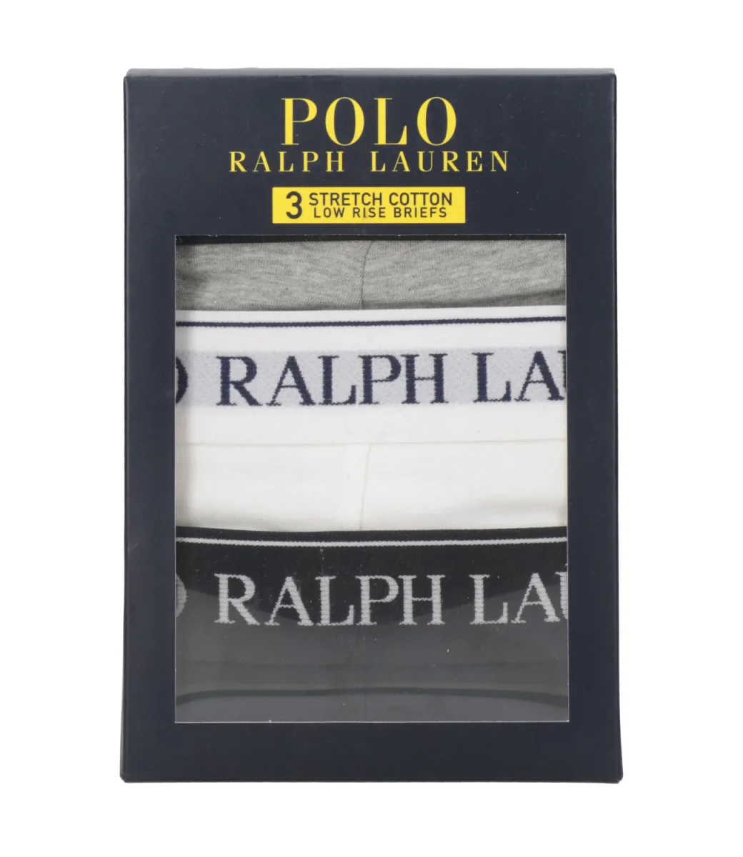 Polo Ralph Lauren | Slip Nero Bianco e Grigio - immagine 2