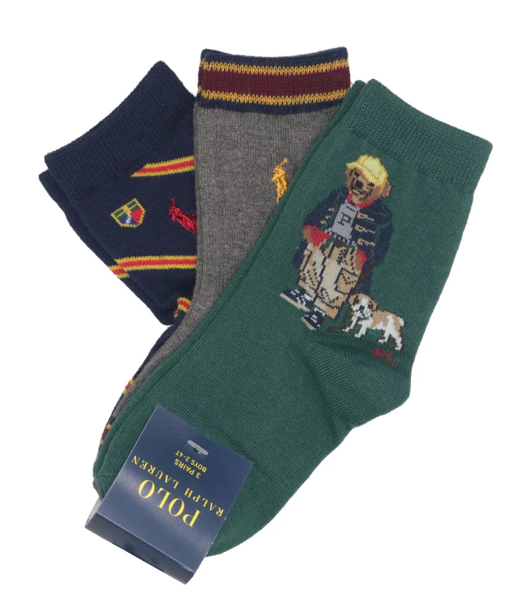 Ralph Lauren Childrenswear | Calzini Verde Grigio e Blu