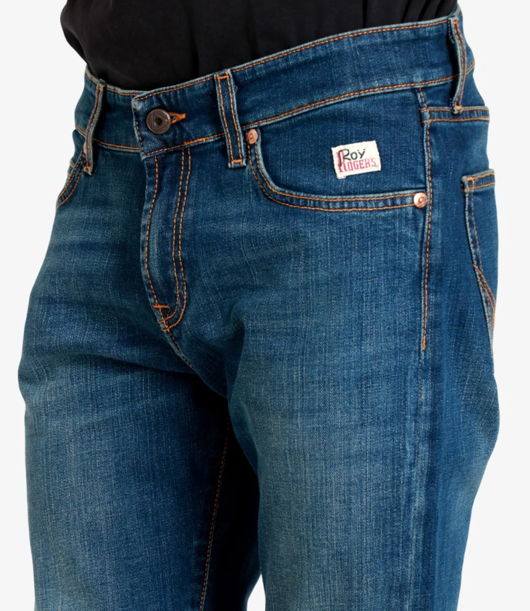 Roy Roger's | Jeans 517 Wash 87 Denim medio - immagine 5