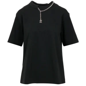 Sportmax | T-Shirt Oblato Bianco Nero
