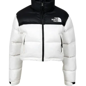 The North Face | Giubbotto W Nuptse Short Bianco e Nero