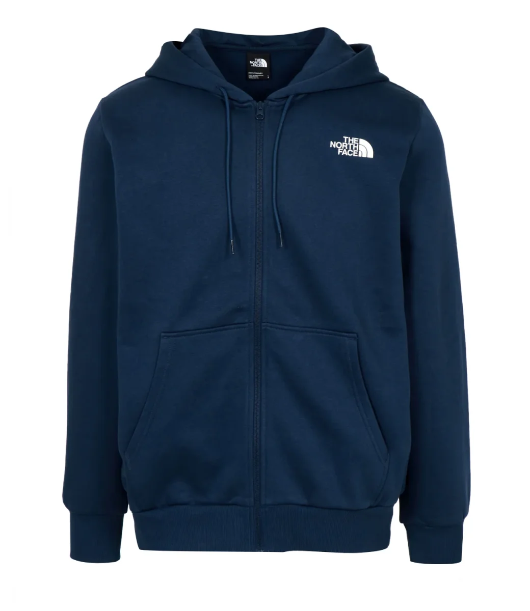 The North Face | Felpa Simple Dome Full zip Blu navy - immagine 2
