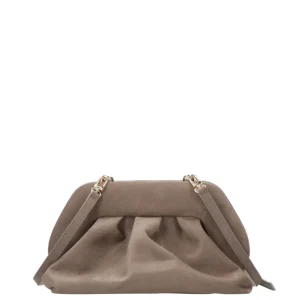 Themoirè | Clutch Tia Suede Mud