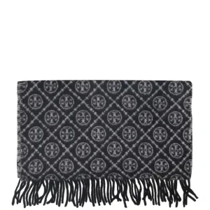 Tory Burch | Sciarpa T Monogram Nera