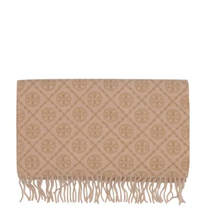 Tory Burch | Sciarpa T Monogram Caramello