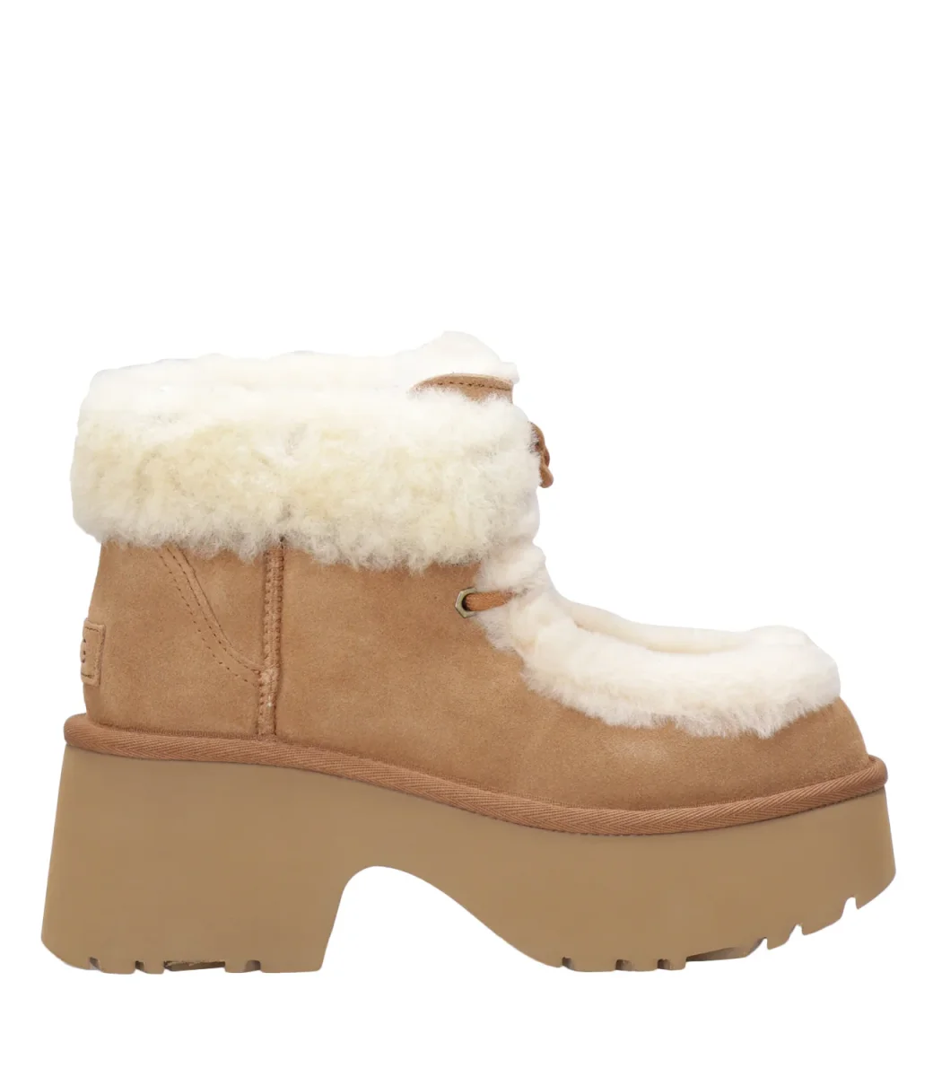 UGG | Tronchetto W Esmee Lace Up Chestnut - immagine 2