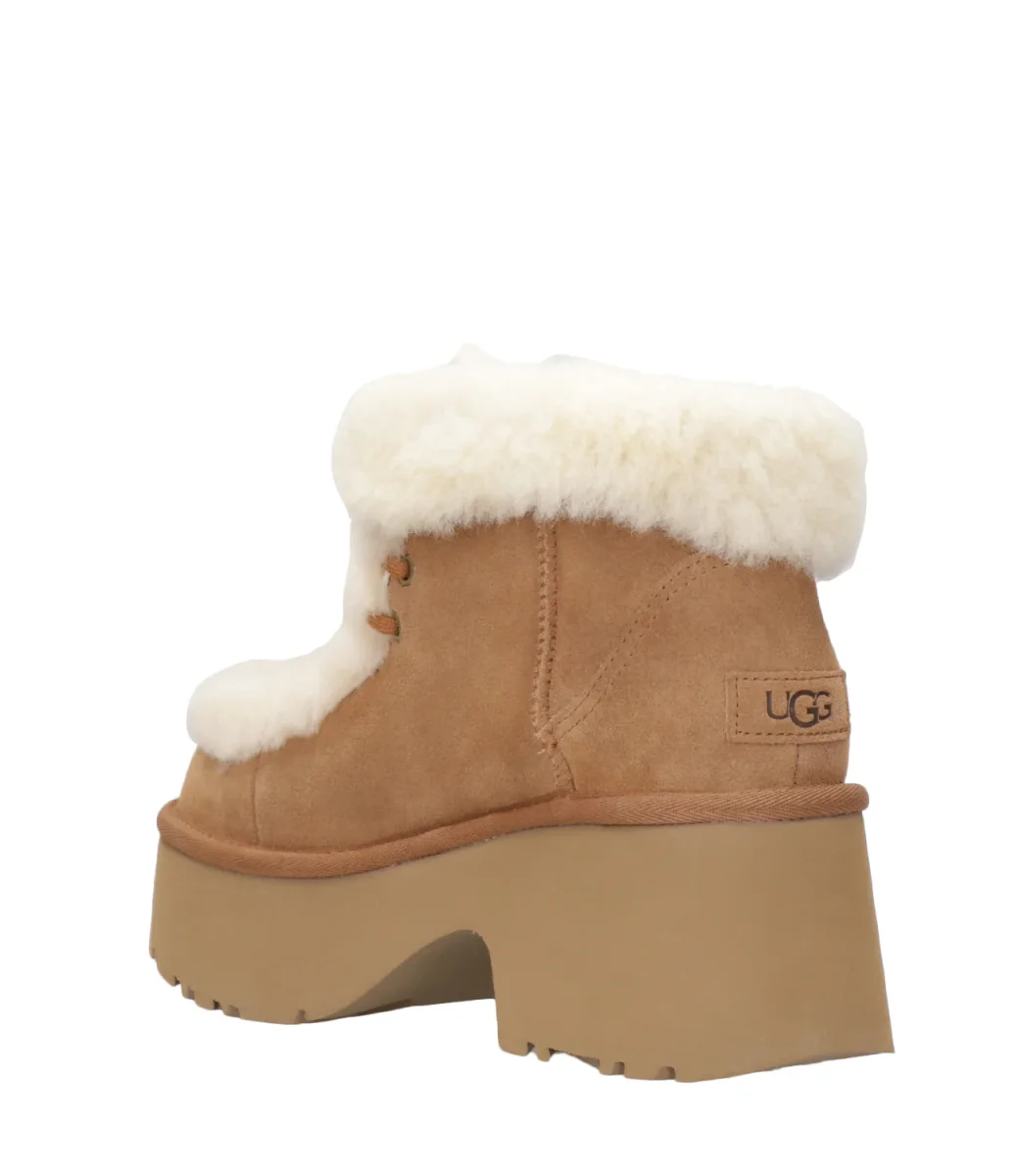 UGG | Tronchetto W Esmee Lace Up Chestnut - immagine 5