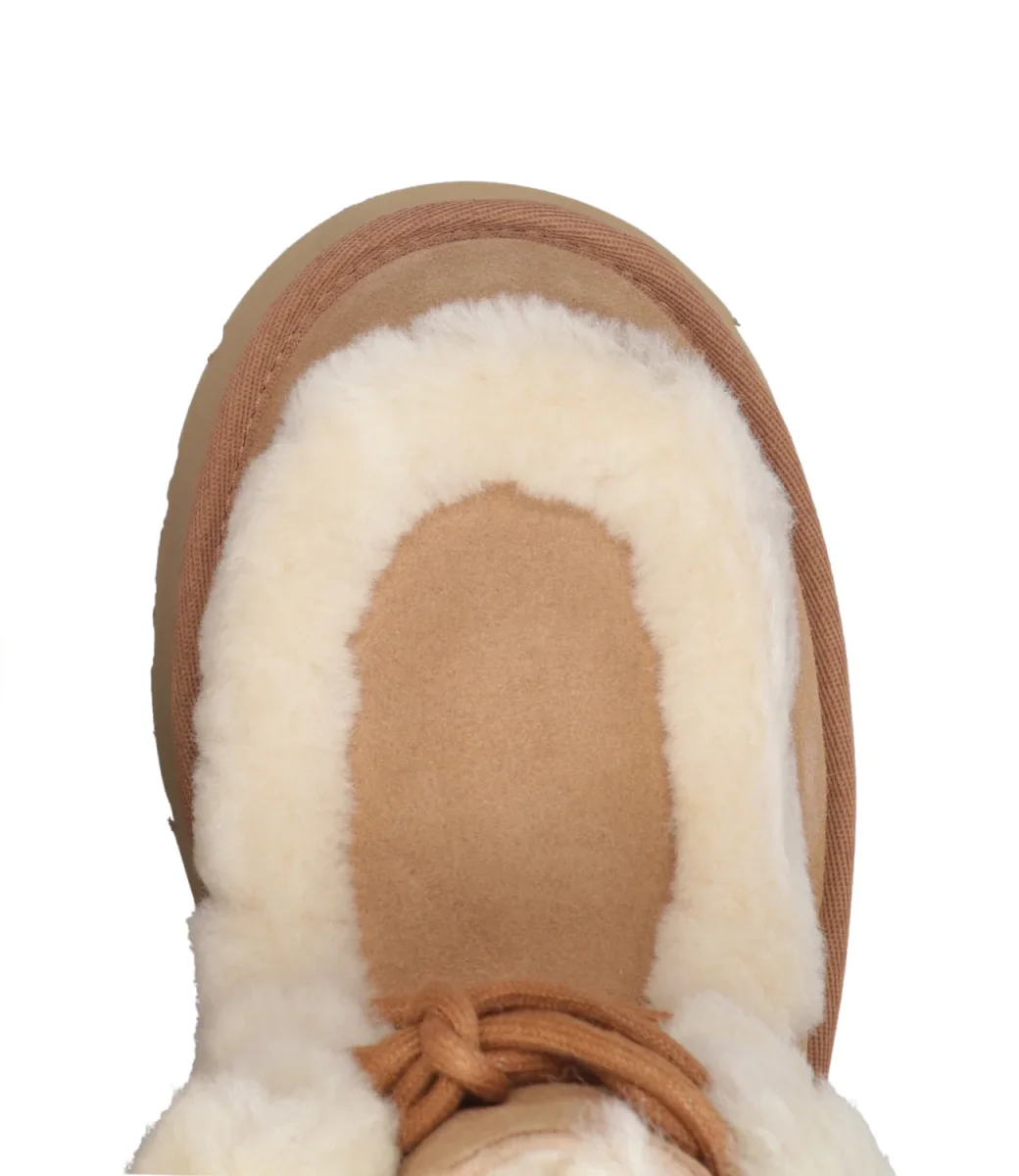 UGG | Tronchetto W Esmee Lace Up Chestnut - immagine 6