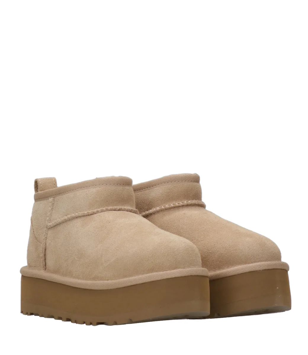 UGG Kids | Tronchetto Classic Ultra Mini Platform Sabbia - immagine 3