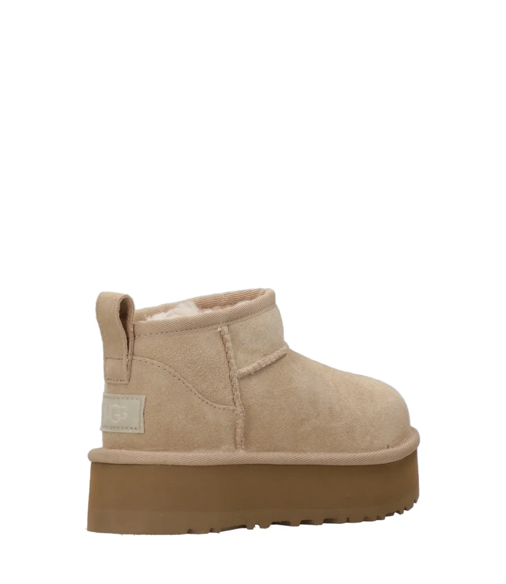 UGG Kids | Tronchetto Classic Ultra Mini Platform Sabbia - immagine 4