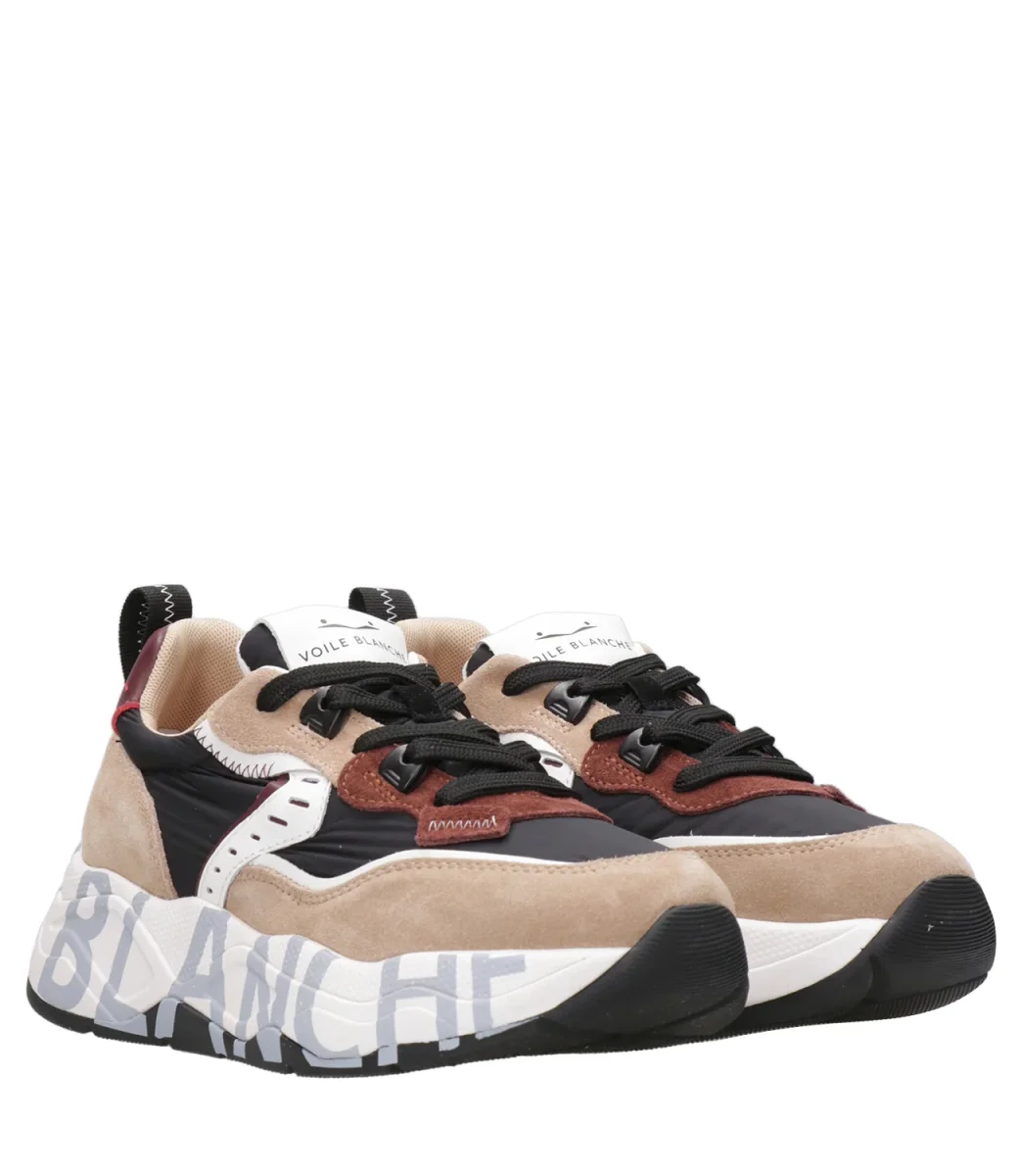 Voile Blanche | Sneakers Club105 Sabbia e Nero - immagine 3
