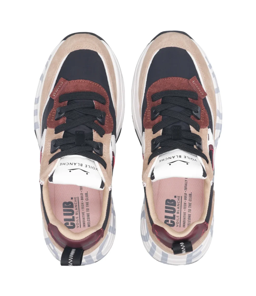 Voile Blanche | Sneakers Club105 Sabbia e Nero - immagine 6