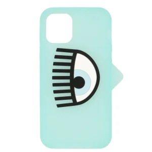 Cover Iphone 12 Mini Logomania Celeste
