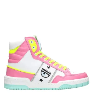 Chiara Ferragni | Sneakers CF-1 High Bianca e Rosa