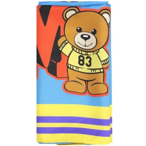 Moschino | Foulard Celeste e Giallo
