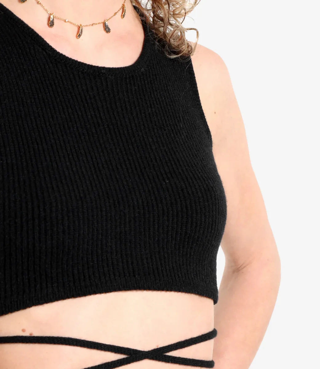 A Paper Kid | Top Nero - immagine 5