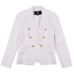 Balmain Kids | Giacca Avorio e Oro