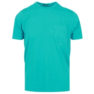 C.P. Company | T-Shirt Jersey Pocket Turchese