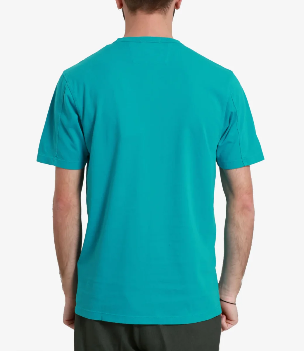 C.P. Company | T-Shirt Jersey Pocket Turchese - immagine 4