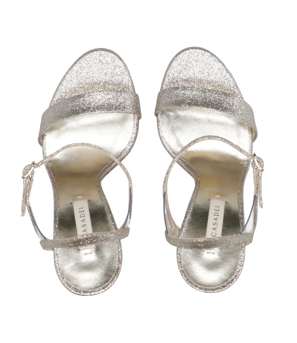 Casadei | Sandalo Dazzle Goldust Oro - immagine 6