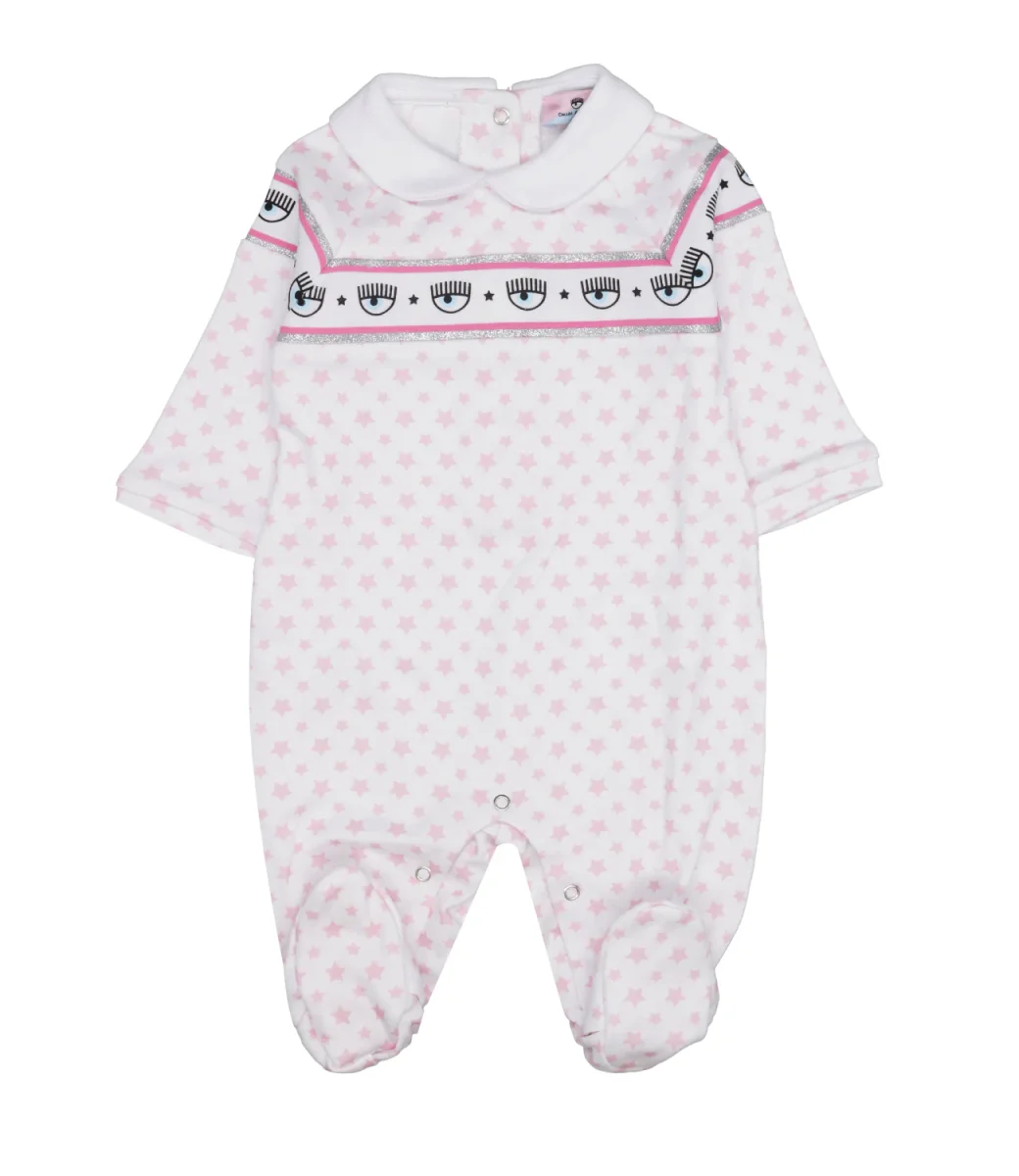 Chiara Ferragni Kids | Tutina Bianca e Rosa - immagine 2