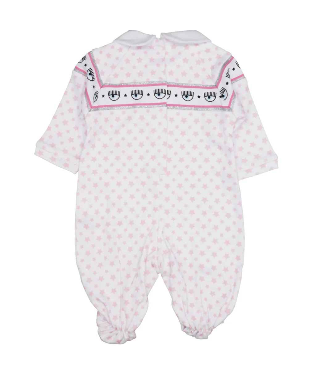 Chiara Ferragni Kids | Tutina Bianca e Rosa - immagine 3
