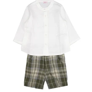 Il Gufo | Set Camicia e Bermuda Verde