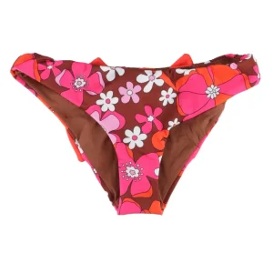 Costume da Bagno Marrone+Rosa