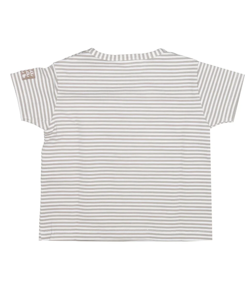 Nanan | T-Shirt Beige e Bianca - immagine 3