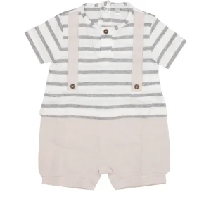 Nanan | Pagliaccetto Grigio e Beige