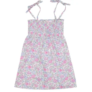 Pesciolini Rosso Beachwear | Abito Bianco, Rosa e Azzurro