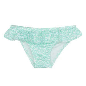 Pesciolino Rosso Beachwear | Costume Slip Verde Acqua