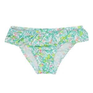 Pesciolino Rosso Beachwear | Costume Slip Bianco e Verde