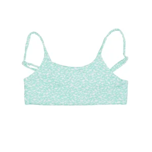 Pesciolino Rosso Beachwear | Costume Top Verde Acqua