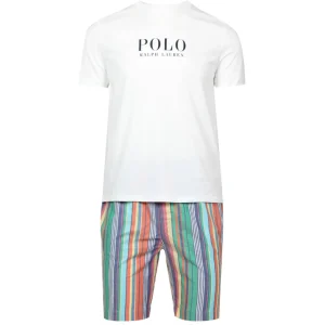 Polo Ralph Lauren | Pigiama Bianco e Arancio