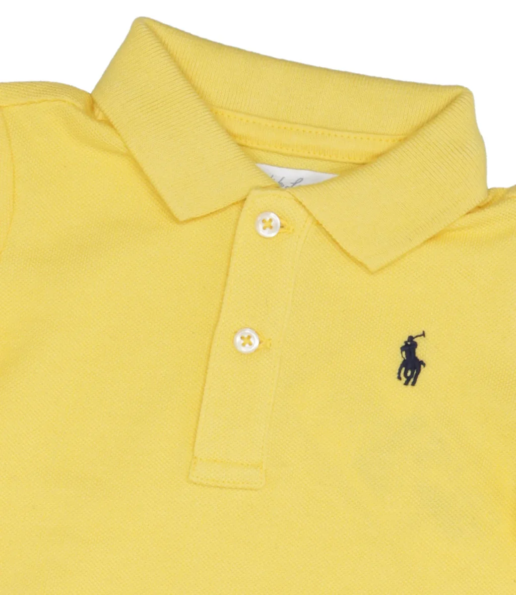 Ralph Lauren Childrenswear | Set T-Shirt+Bermuda Giallo e Blu - immagine 4