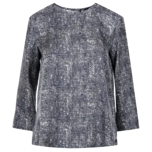 S Max Mara | Camicia Clio Blu e Bianco