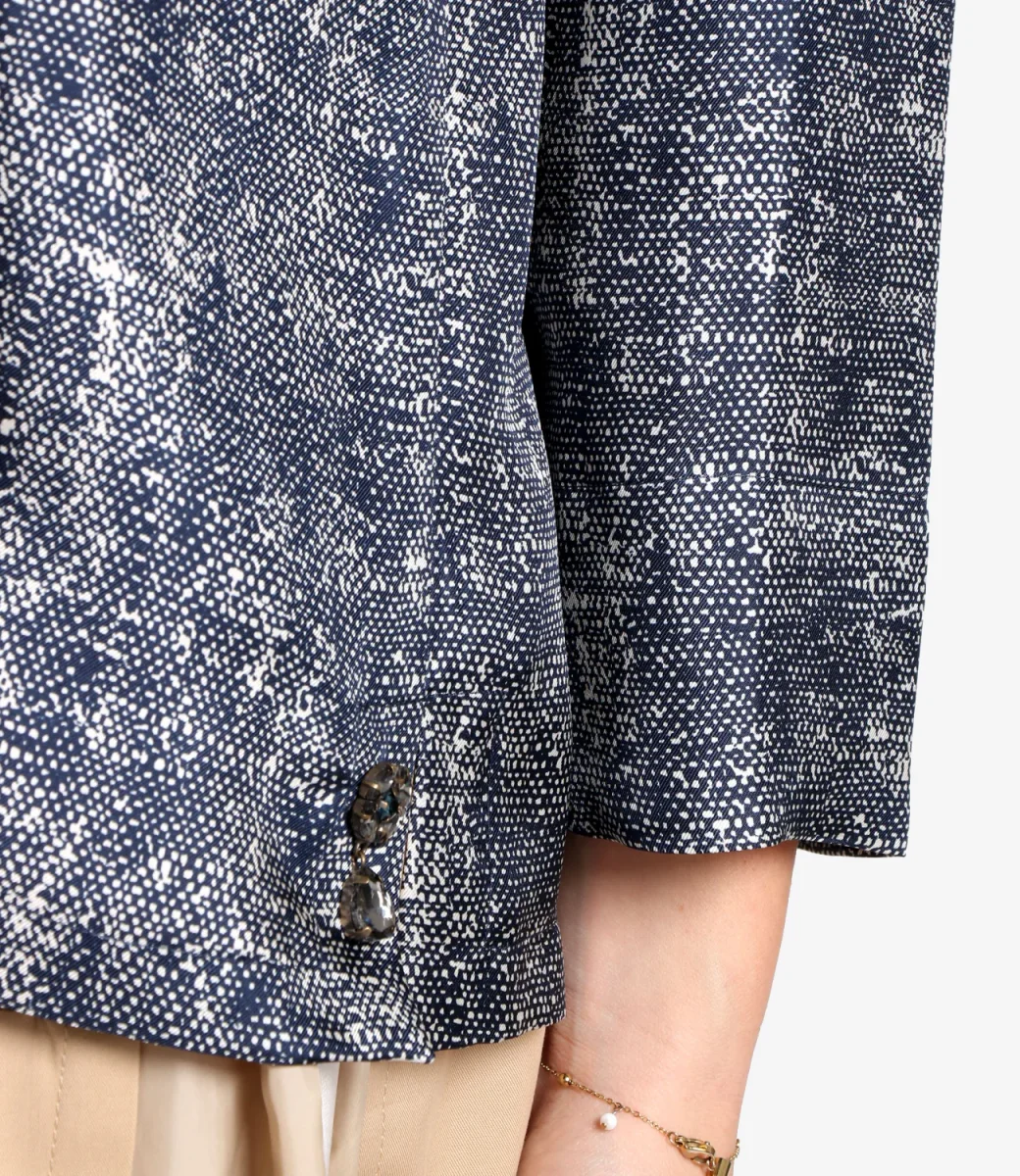 S Max Mara | Camicia Clio Blu e Bianco - immagine 5