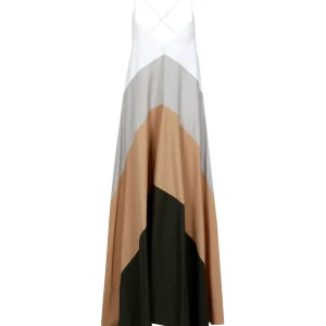 Semicouture | Abito Nymphe Grigio , Nioccola e Militare