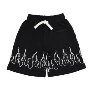Vision of Super Kids | Bermuda Sportivo Nero e Bianco