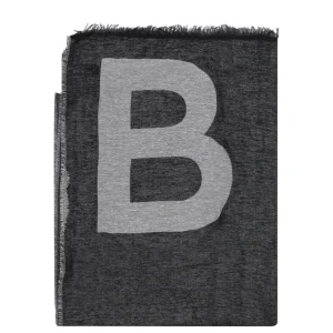 Balmain Kids | Sciarpa Nera e Grigia