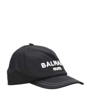 Balmain Kids | Cappello Nero e Bianco